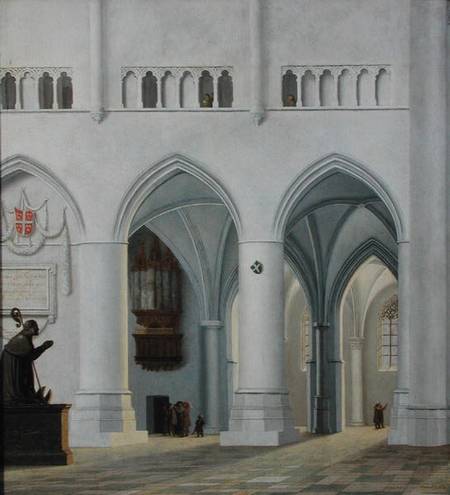 Interior of the Church of St. Bavo, Haarlem from Pieter Jansz. Saenredam