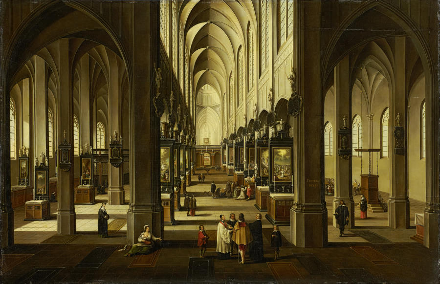 Das Innere der Antwerpener Kathedrale from Pieter Neefs d. J.