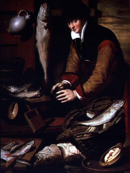 The Fishmonger from Pieter, Pietersz Lastman
