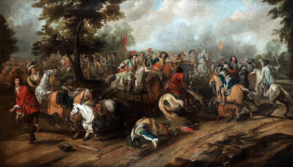 The Battle of Breitenfeld from Pieter Snayers
