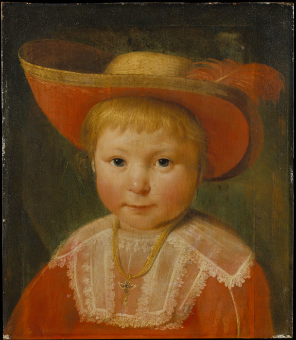 Bildnis eines Kindes mit rotgefüttertem Strohhut from Pieter Soutman