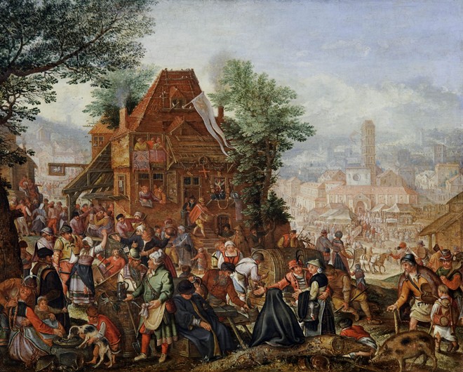 Feast on the anniversary of a church consecration from Pieter Stevens