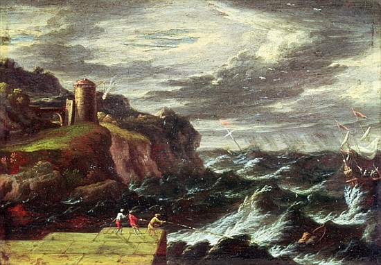 St. Paul arriving at Malta from Pieter the Younger (known as Tempesta) Mulier