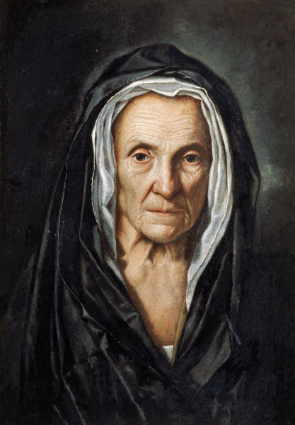 P.Bellotti, Bildnis einer alten Frau from Pietro Bellotti