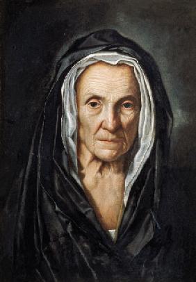 P.Bellotti, Bildnis einer alten Frau