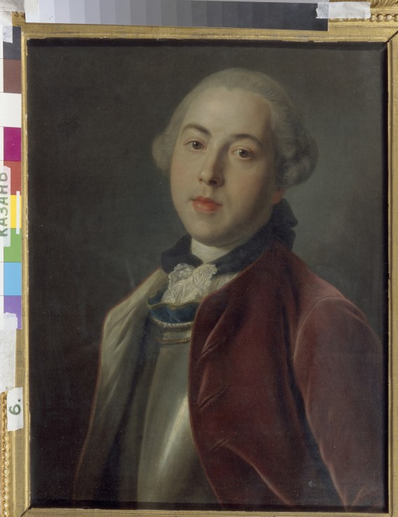 Portrait of Count Alexander Mikhaylovich Golitsyn from Pietro Antonio Rotari