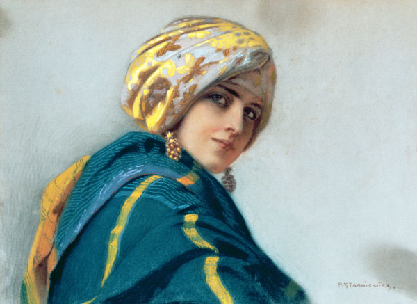 Girl in a Shawl from Piotr Stachiewicz