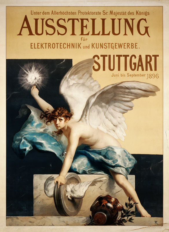 Ausstellungsplakat Elektrotechnik und Kunstgewerbe from Plakatkunst