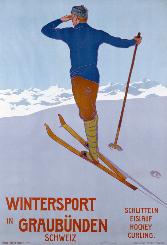 Wintersport In Graubunden from Plakatkunst