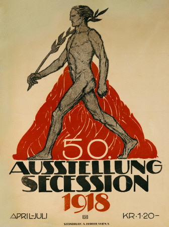 Ausstellung Secession, 1918 from Plakatkunst