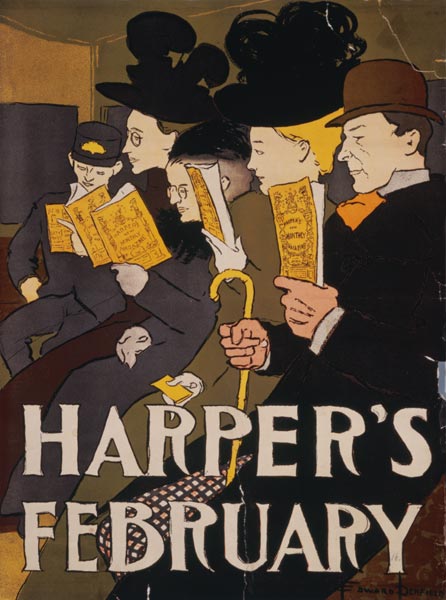 Harper's February, Von Edward Penfield from Plakatkunst