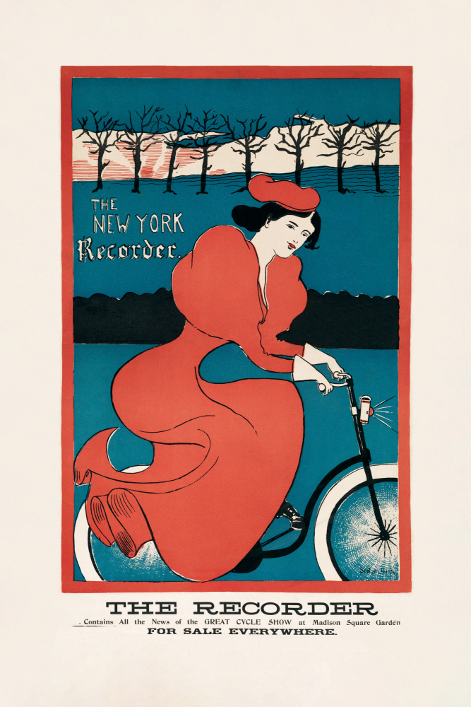 The New York Recorder (1895) von GF Scotson Clark from Plakatkunst