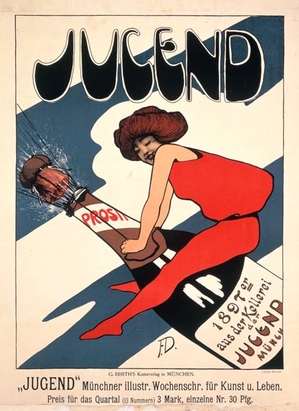 Titelbild der Zeitschrift Jugend von Fritz Dannenberg from Plakatkunst