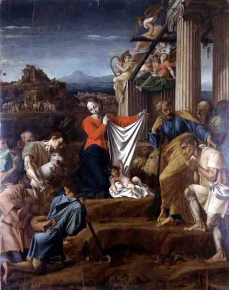 Nativity from Polidoro  da Caravaggio