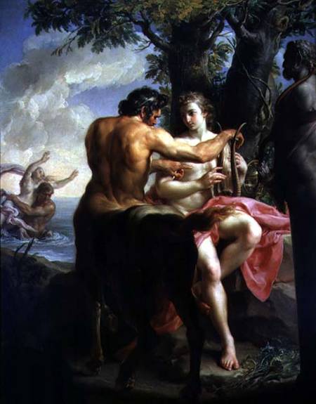 The Education of Achilles by Chiron from Pompeo Girolamo Batoni