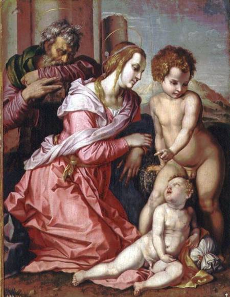 The Holy Family from Pontormo,Jacopo Carucci da