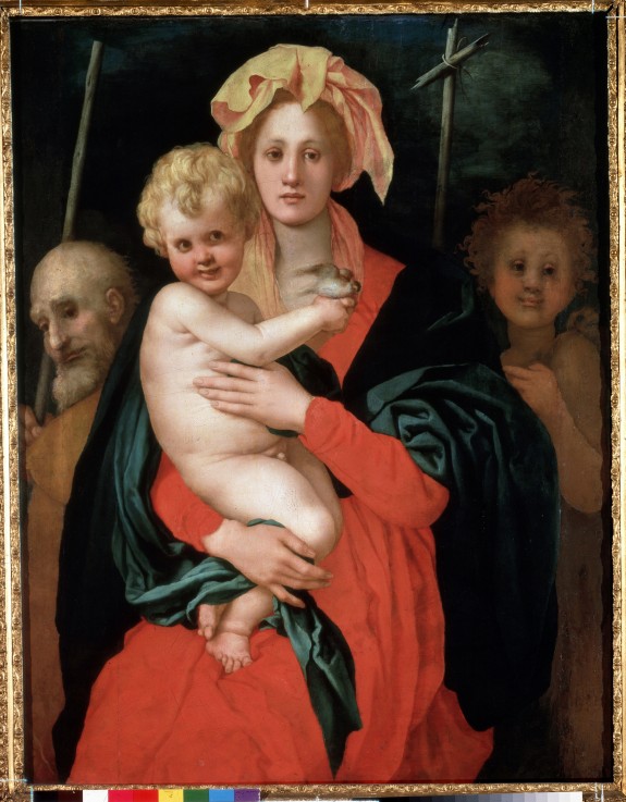 Madonna and Child with Saint Joseph and John the Baptist from Pontormo,Jacopo Carucci da