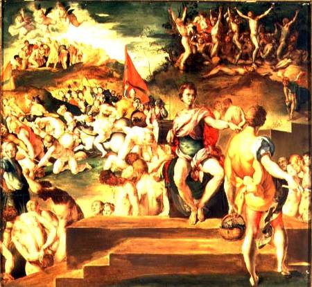 The Martyrdom of the Theban Legion from Pontormo,Jacopo Carucci da