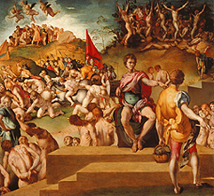Das Martyrium der Thebanischen Legion. from Pontormo,Jacopo Carucci da