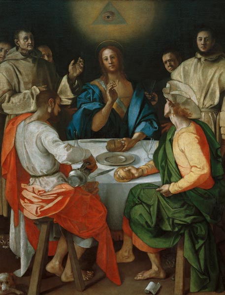 The Supper at Emmaus from Pontormo,Jacopo Carucci da