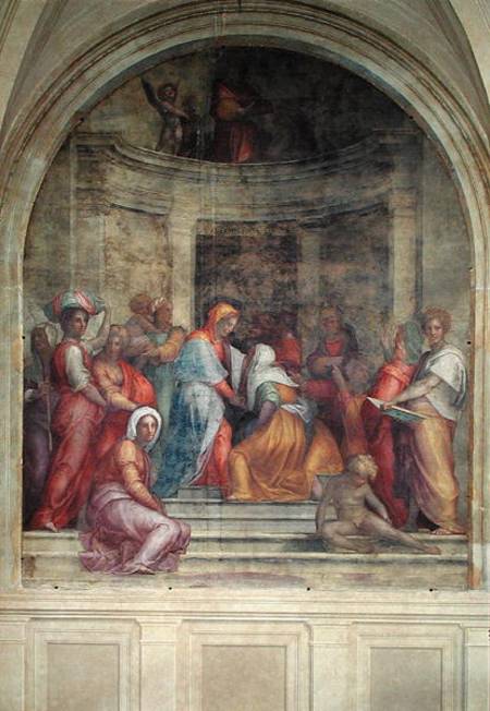 The Visitation, from the cloister from Pontormo,Jacopo Carucci da