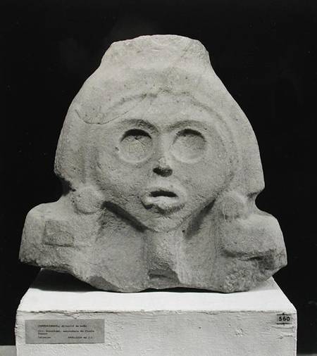 Head of Centeocihuatl, Goddess of Maize, Huastecan from Pre-Columbian