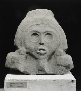 Head of Centeocihuatl, Goddess of Maize, Huastecan