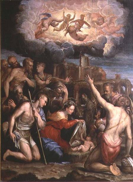 Adoration of the Shepherds from Prospero Fontana