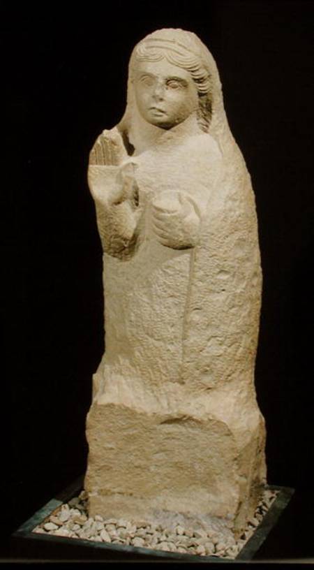 Funerary stela in the form of a statuette from Punic