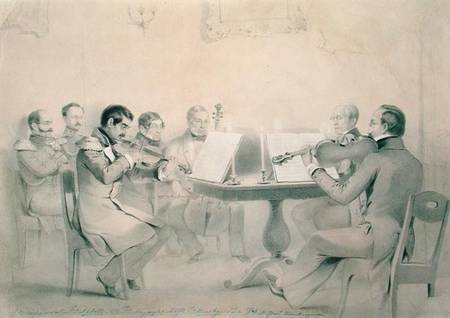 Quartet of the Composer Count A. F. Lvov from R. Rorbach