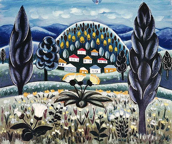 The Green Dreams, 1967 (oil on canvas)  from Radi  Nedelchev