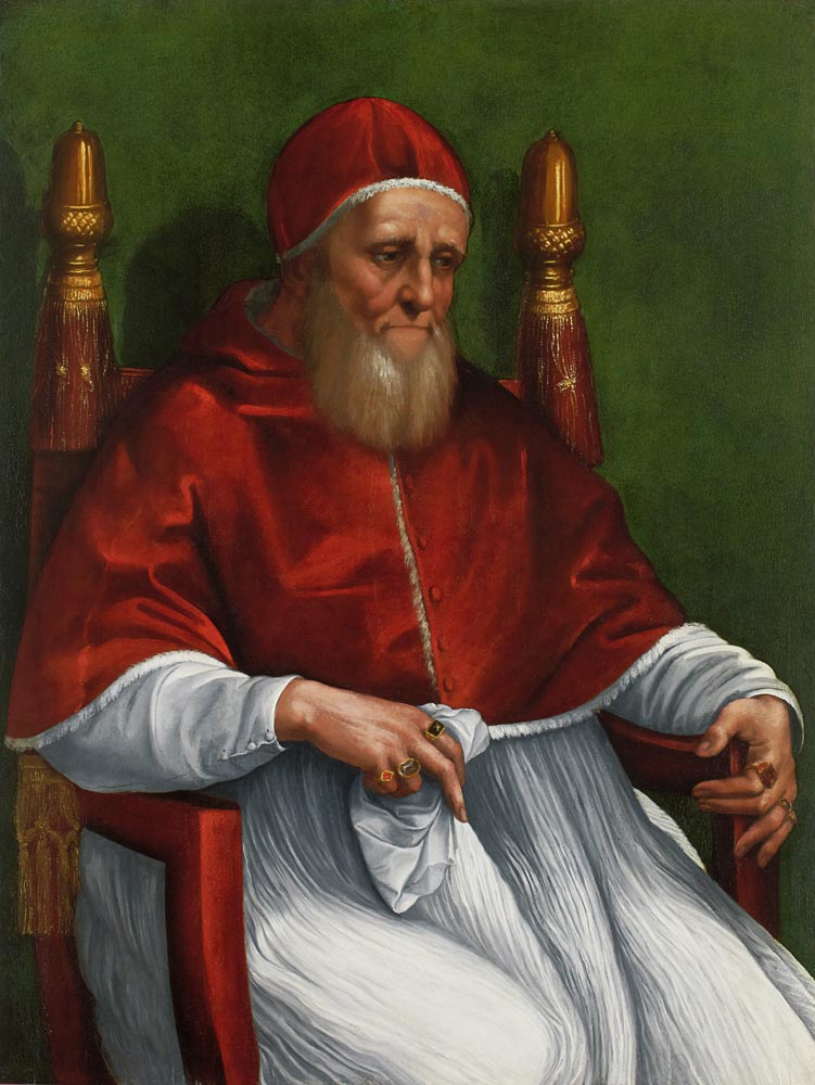 Bildnis des Papstes Julius II from (Raffael) Raffaello Santi