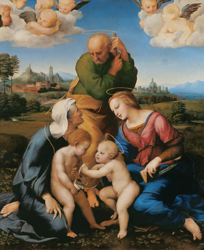 Heilige Familie Canigiani from (Raffael) Raffaello Santi
