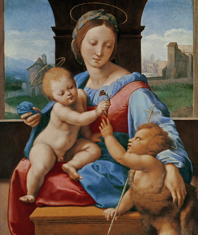 The Aldobrandini Madonna or The Garvagh Madonna (oil on panel), c.1509-10 from (Raffael) Raffaello Santi