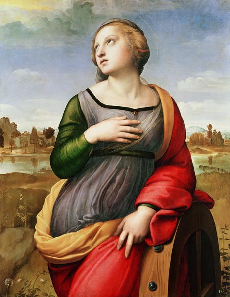 Hl. Katharina von Alexandria from (Raffael) Raffaello Santi