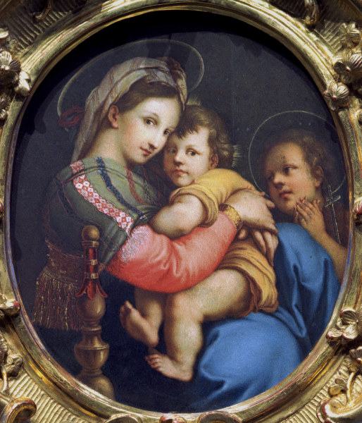 Mengs after Raphael, Madonna della Sedia from (Raffael) Raffaello Santi