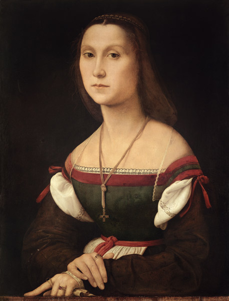 Portrait of a Woman (La Muta) from (Raffael) Raffaello Santi