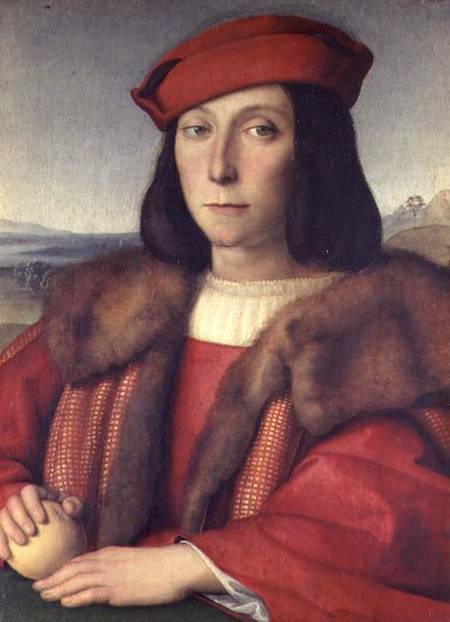 Portrait of Francesco della Rovere, Duke of Urbino from (Raffael) Raffaello Santi