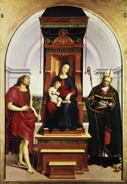 Raphael / Madonna Ansidei / c.1503 from (Raffael) Raffaello Santi