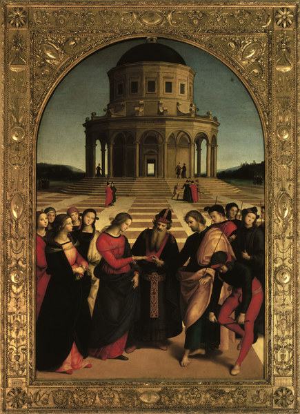 Raphael / Marriage of Mary / 1504 from (Raffael) Raffaello Santi