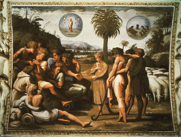 Raphael /Joseph tells his dream /c.1515 from (Raffael) Raffaello Santi