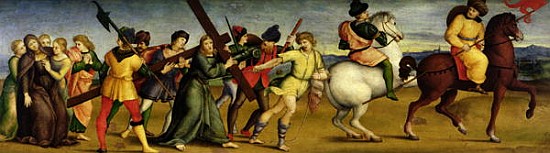The Procession to Calvary, c.1504-05 from (Raffael) Raffaello Santi