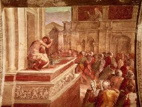 Raphael / David and Bathsheba / Fresco