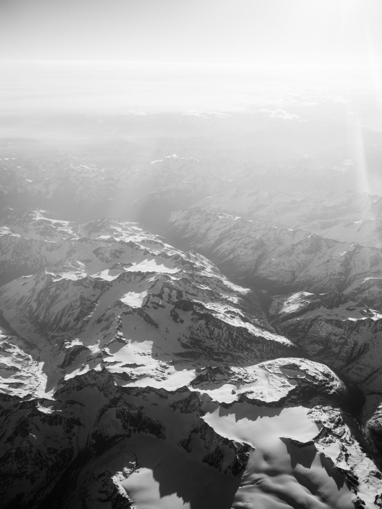Alpen in Schwarz und Weiß from Raisa Zwart