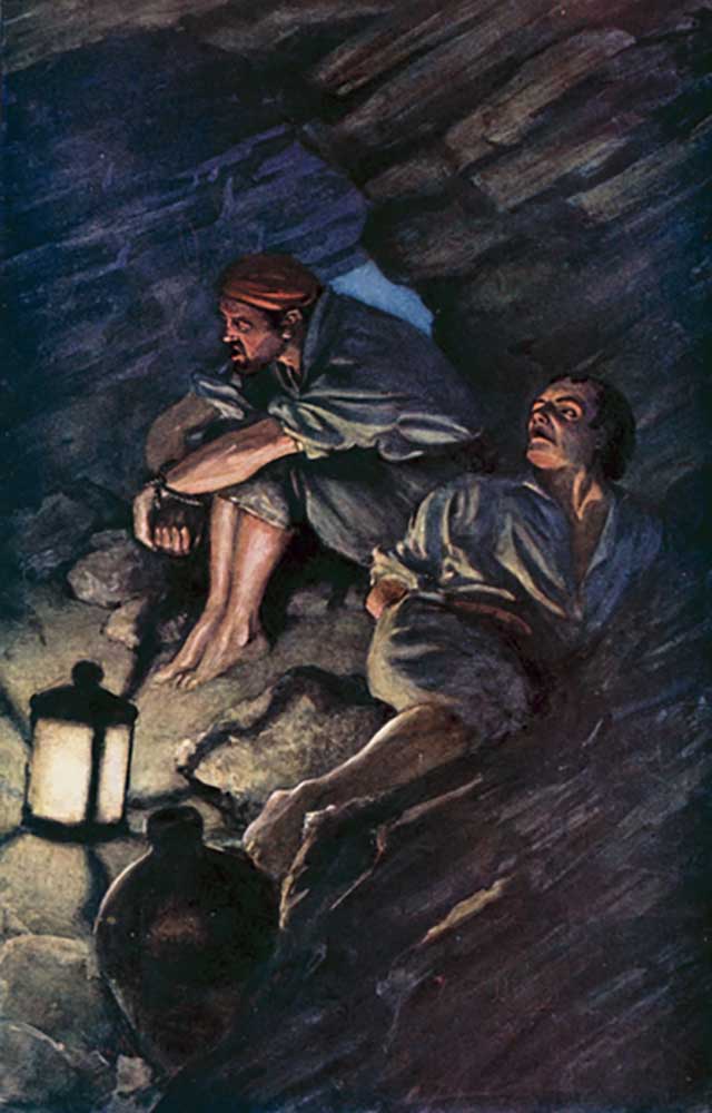 Illustration für Robinson Crusoe von Daniel Defoe from Ralph Noel Pocock