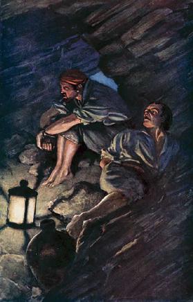 Illustration für Robinson Crusoe von Daniel Defoe