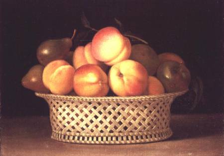 Bowl of Peaches from Raphaelle Peale