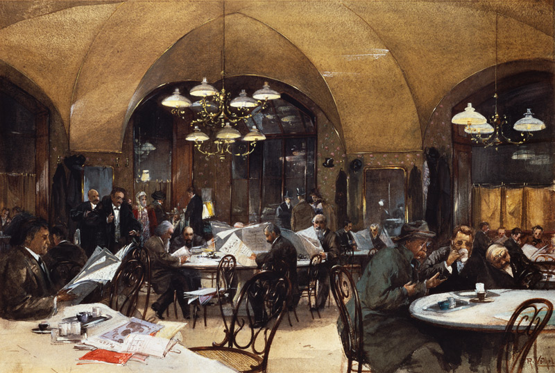 Im Café Griensteidl in Wien from Reinhold Völkel