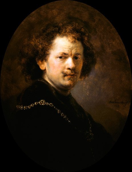 Selbstbildnis mit entblösstem Haupt from Rembrandt van Rijn