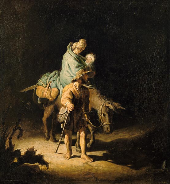 Flucht nach Ägypten from Rembrandt van Rijn